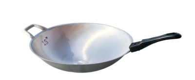 Wok Pfanne für Gasherd RUNDER Boden Aluminium, Thailand, Asien  Ø 32cm;38cm;44cm