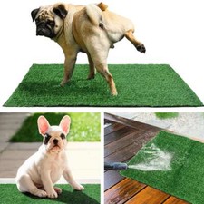 Dog Pet Potty Training Pee Artificial Turf Toilet Puppy Grass Pad MatFor S M L