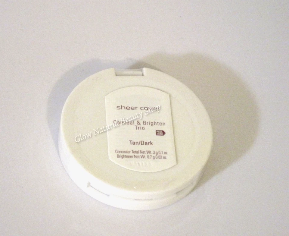 Sheer Cover Concealer Tan Dark Conceal & Brighten Trio Tan Dark 3.7 g Sealed - Image 2 of 3