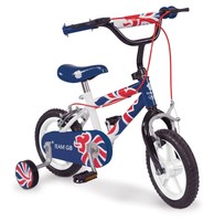 Team Gb 12in Childrens Boys Bike/bicycle With Stabilisers Ages 3/4/5 Years Team Gb 12in Childrens Boys Bike/bicycle With Stabilisers Ages 3/4/5 Years