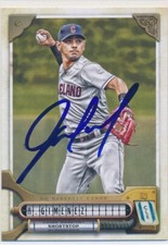 Andres Gimenez Cleveland Guardians Autographed 2022 Topps Gypsy Queen Card #293