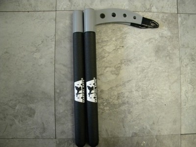 new ATA KARATE TAEKWONDO Weapons PAIR Ssahng Nat Kamas 12" Inch Youth