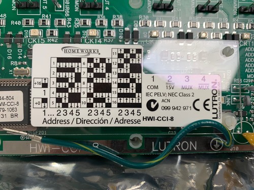 Lutron Module HWI CCI 8 Homeworks Contact Closure Input Board - Afbeelding 2 van 5