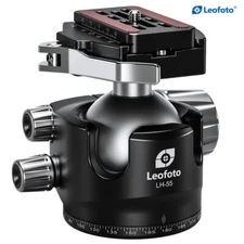 【Leofoto USA】Leofoto LH-55LR Ball Head with LR-70 Lever Release Clamp | Arca