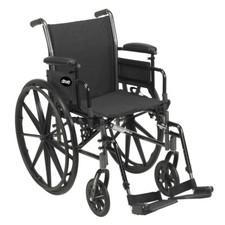 Cruiser III Light Weight Wheelchair with Flip Back Removable Arms, Desk Arms,16"