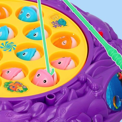 Gioco pesca pazza societa Bambini pesciolini elettronico da tavolo con ganci - Foto 2 di 5