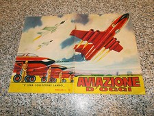 ALBUM AVIAZIONE D'OGGI ED.LAMPO 1959 ORIGINALE COMPLETO MB/OTTIMO TIPO PANINI