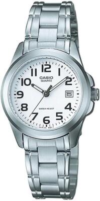 Casio Ltp1259pd7beg Watch Damenuhr Armbanduhr Spritzwassergeschützt 28 mm Silbe