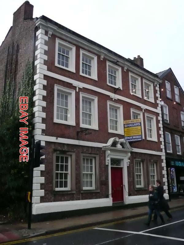 PHOTO  MACCLESFIELD CHARLES ROE HOUSE 60-62 CHESTERGATE MACCLESFIELD. BUILT C. 1