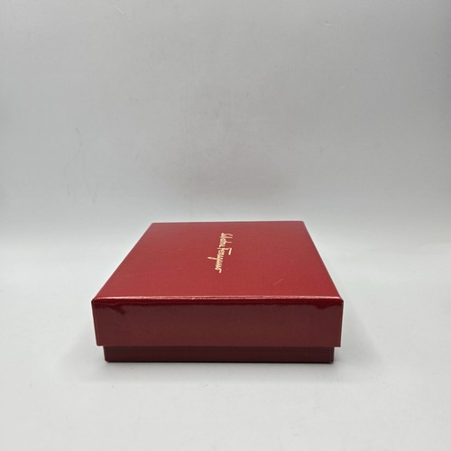 Salvatore Ferragamo Italian Black Leather Bifold Wallet •Silver Logo •New In Box - Bild 11 von 14