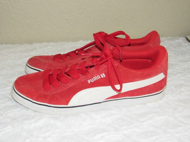 red and white pumas