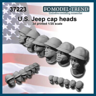 FC Model Trend 1/35 WWII US Jeep Cap Heads