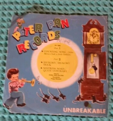  Peter Pan Records, Counting Song, Hickory Dock, PP-207,7''