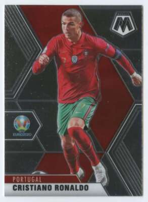 2021 Panini Mosaic UEFA Euro 2020 #160 Cristiano Ronaldo Portugal Soccer  Card