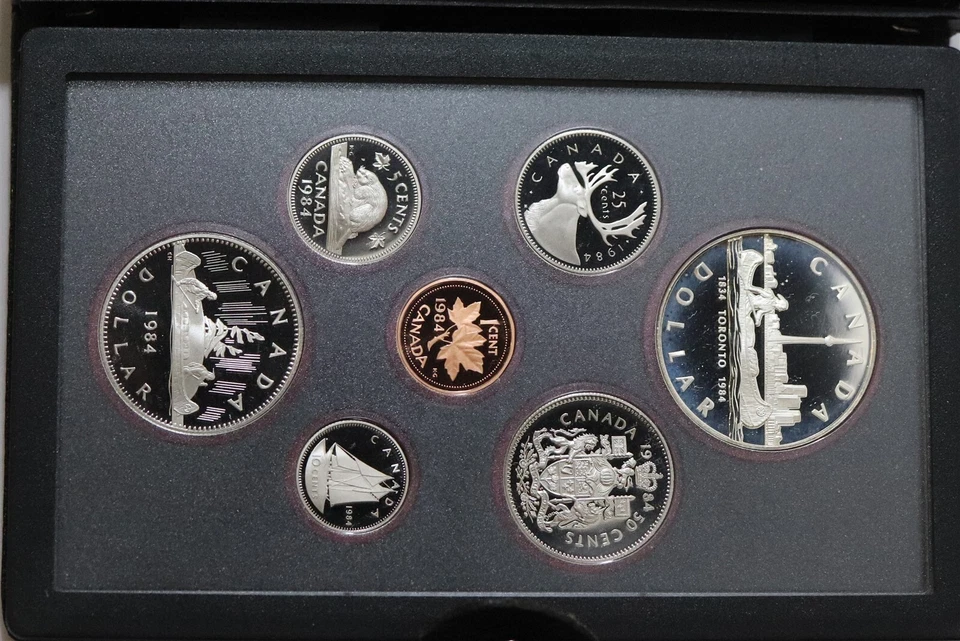 🧭 🇨🇦 CANADA 1984 PROOF MINT SET WITH COA B79 #184 - Image 2 of 4