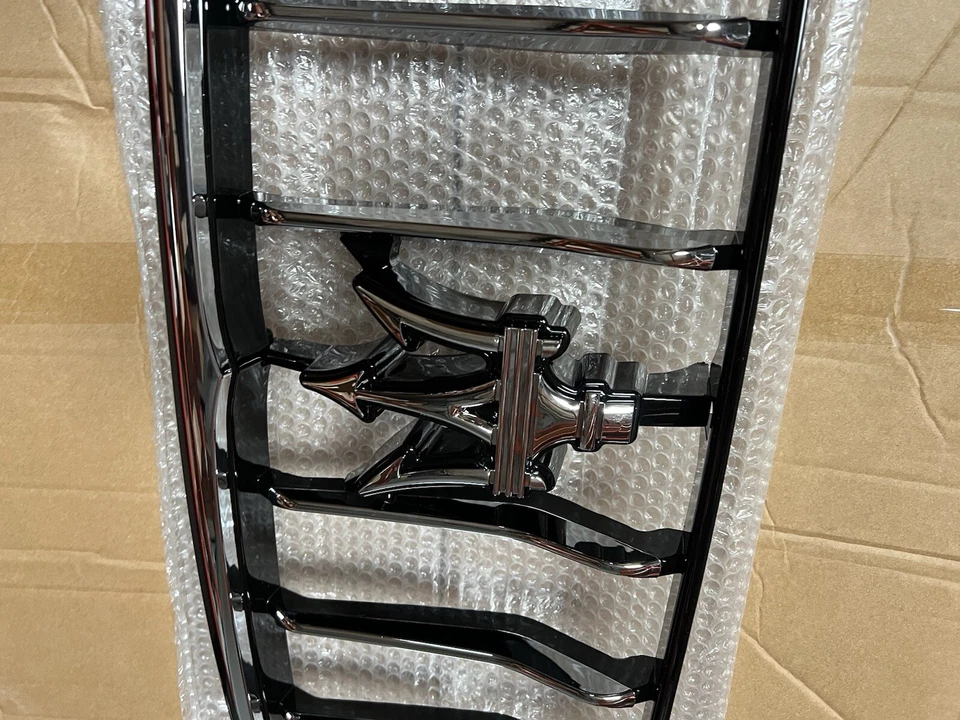 2017-2024 Maserati Quattroporte решетка переднего бампера и эмблема хром черный новый - Изображение 4 из 4