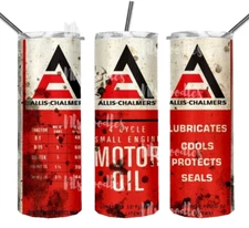 Allis-Chalmers Motor Oil Vintage 20oz Tumbler Insulated Mug