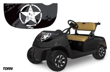 Golf Cart Hood Graphics Decal Sticker For EZGo Freedom RXV 15-22 Tornstar GY