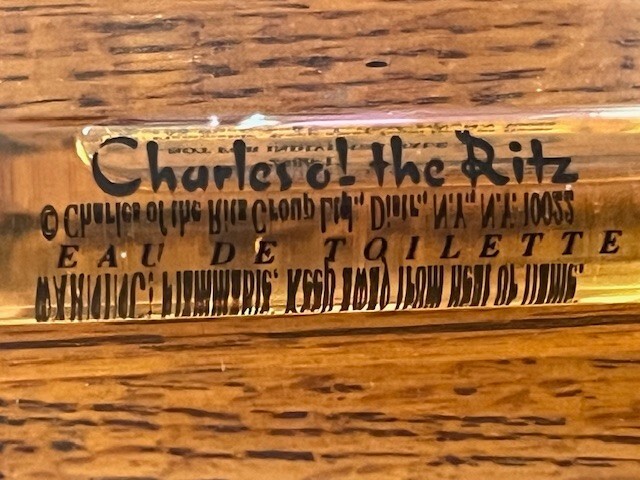 Charles of the Ritz EdT Vintage Perfume Splash 0.3 oz/10 ml. 1977 Formula