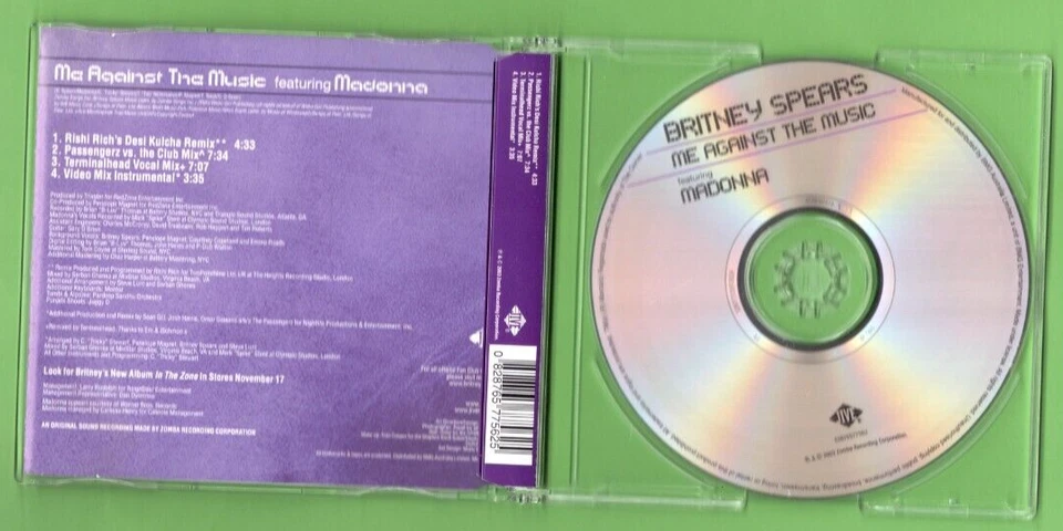 Britney Spears  - Me Against The Music feat. Madonna - CD - Image 2 of 2