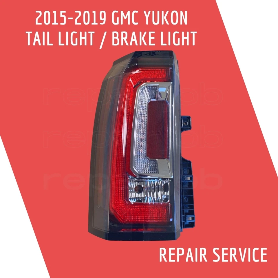 SERVICIO DE REPARACIÓN 2015-2019 GMC Yukon luz trasera lámpara Denali XL, SLE, SLT Foto 3 de 4