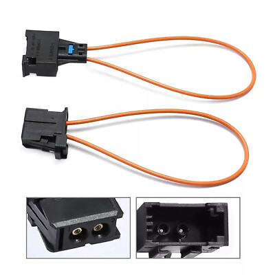 2x MOST Fiber Optic Loop Cable Plug Connector Für Audi BMW Mercedes Porsche