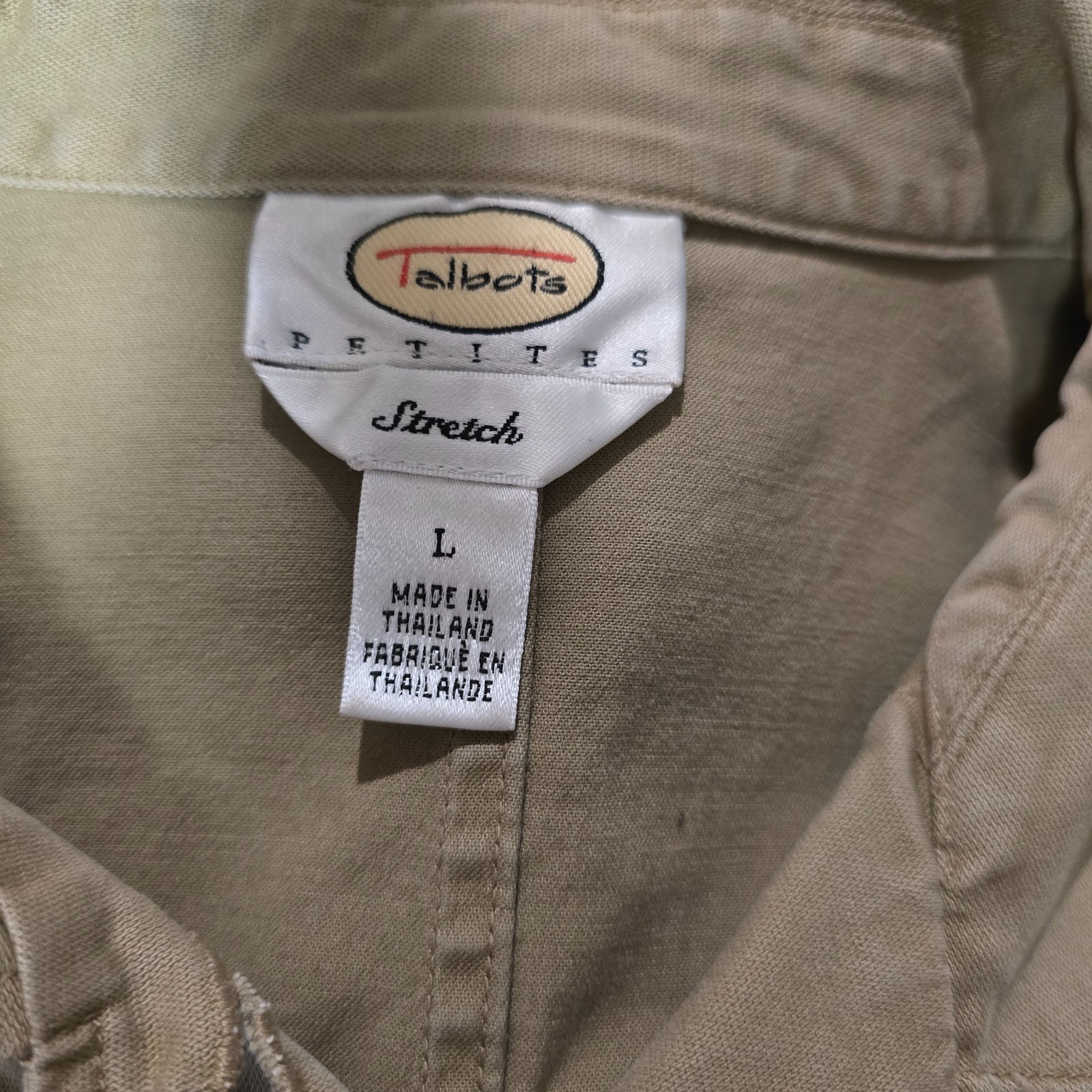 Talbots Petite Stretch Utility Jacket Button Elas… - image 7