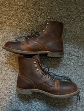 Red Wing Iron Ranger Men’s Boots Copper Size 9.5