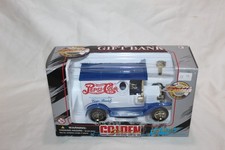 Golden Classic Diecast Pepsi Cola White Metal Die Cast Bank