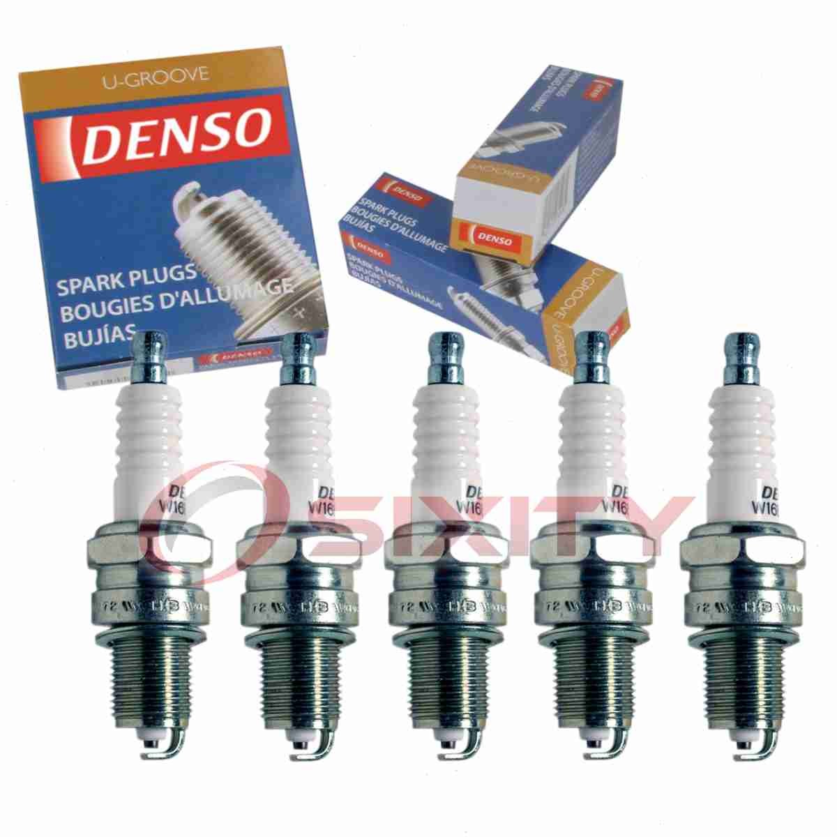 5 pc Denso Standard U-Groove Spark Plugs for 1995 Volkswagen EuroVan 2.5L L5 gs