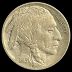 1913 Type 1 Buffalo Nickel - GREAT DETAIL - 1913-P Antique 5 Cents TI T1 Coin
