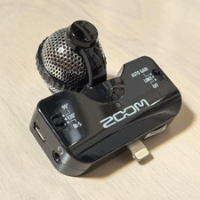 Zoom IQ5 Stereo Condenser Microphone for iOS iPhone iPad Lightning Used Tested
