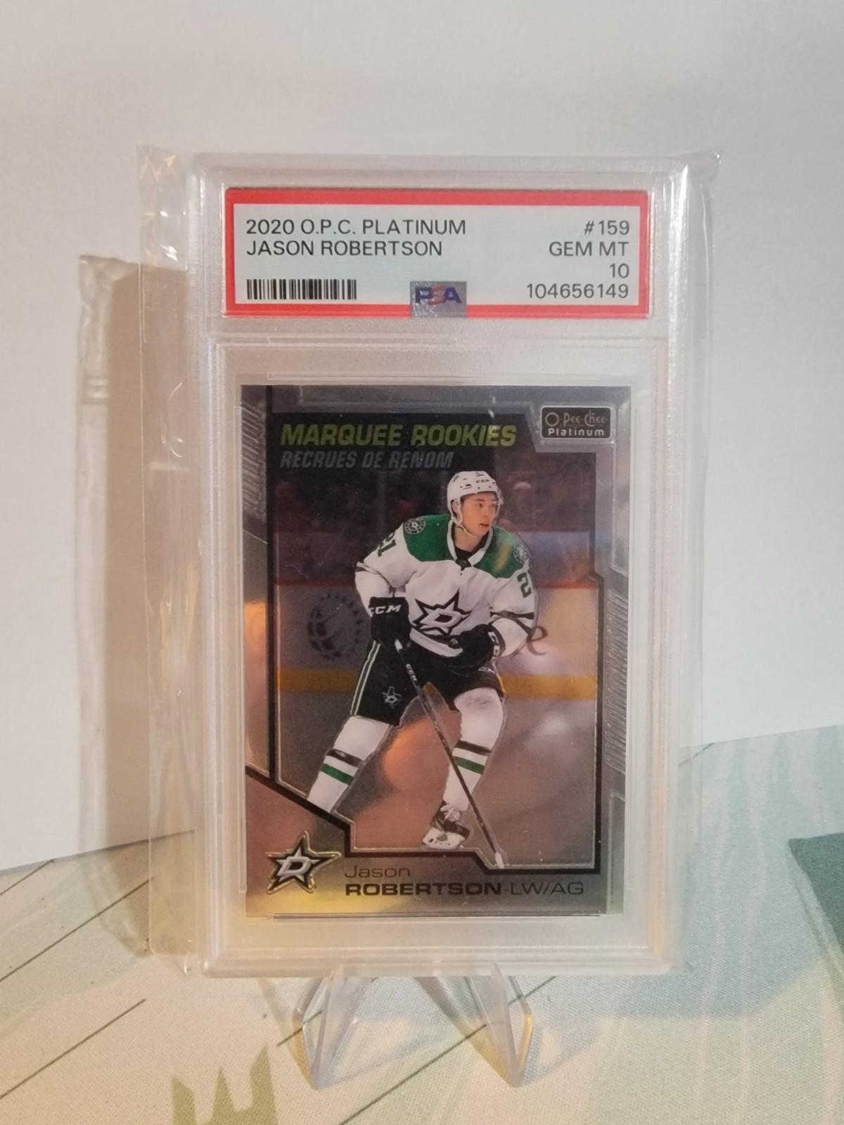 Jason Robertson 2020 OPC Platinum Marquee Rookies PSA 10
