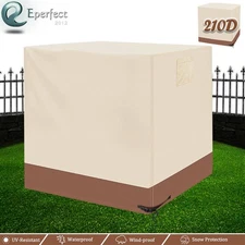 Heavy Duty Air Conditioner Cover Central AC Outdoor Waterproof Protector Square