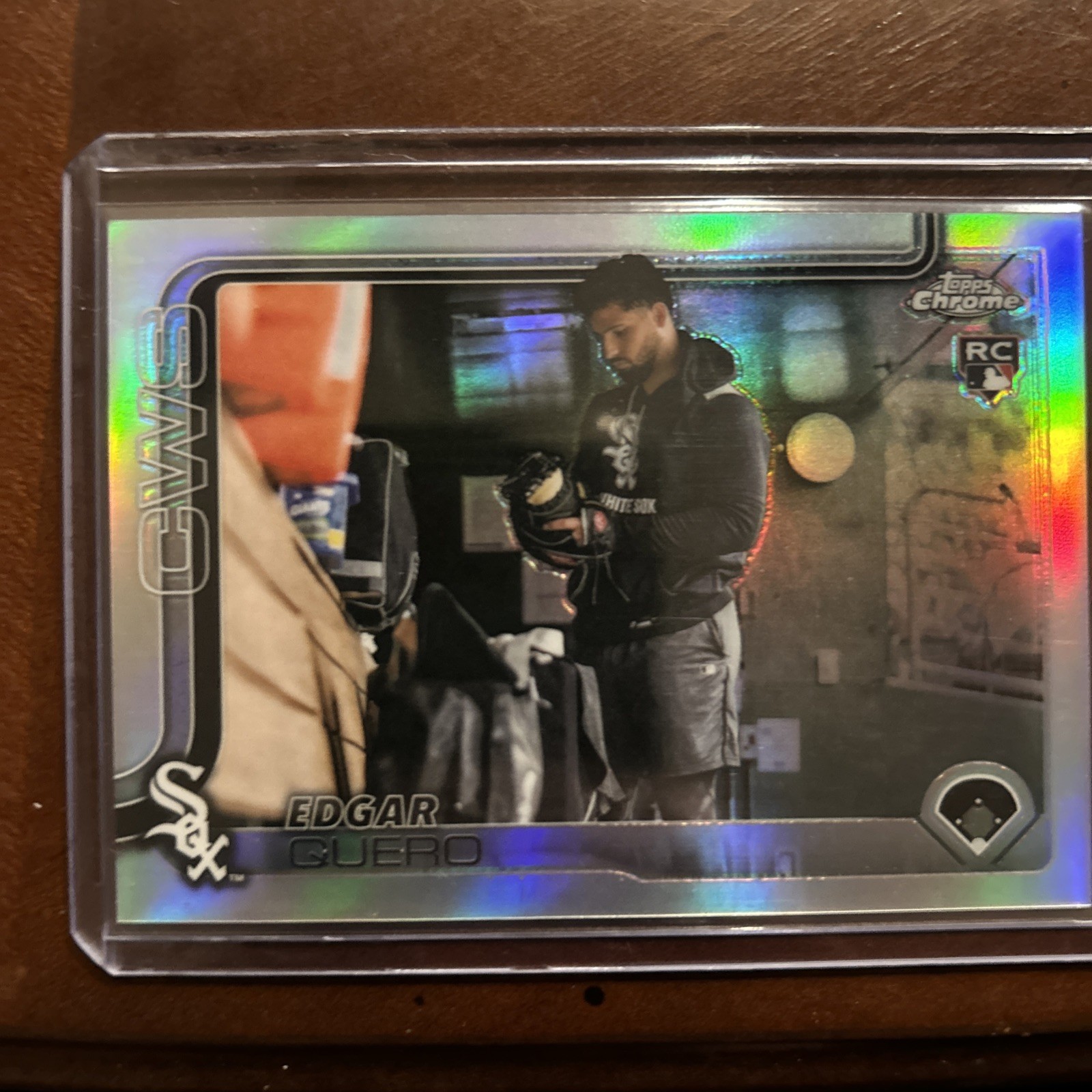 2025 Topps Chrome Update Edgar Quero #USC165 Image Variation SP RC White Sox