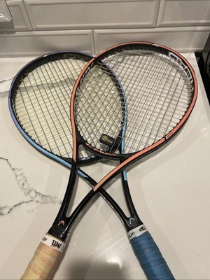 (TWO Rackets) Head 360+ Gravity MP AND Gravity Pro Tennis Racquets 4 1/2 Grips