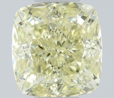GIA Certified Natural Diamond Loose 4 mm Cushion 0.43 Ct U-V Range/SI Clarity 952.02 per carat