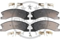 Optimal BP-12580 BremsklöTze, BremsbeläGe Vorne FüR Jeep Grand Cherokee Ii (Wj,