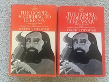 Anchor Bible Luke I-IX and X-XXIV, Fitzmyer, hardcover, dust jackets, Very Good