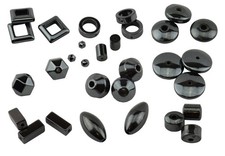 Hematite Beads Various Shapes for Jewellery Making DIY Spacer Beads in Black