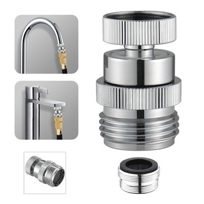 Sink Faucet to Garden Hose Adapter, Swivel Faucet Adapter Kit with Aerator, S...