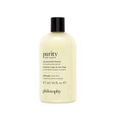philosophy purity made simple - one step facial cleanser, 16 oz