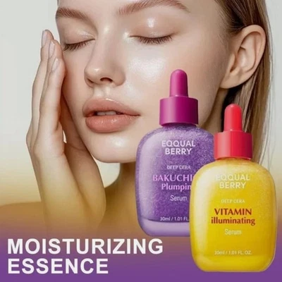 & Vitamin Illuminating Serum 30ml - Bakuchiol Plumping Serum EQQUALBERRY