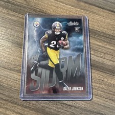 2025 Panini Absolute Football By Storm Kaleb Johnson Rookie #8 Steelers NFL
