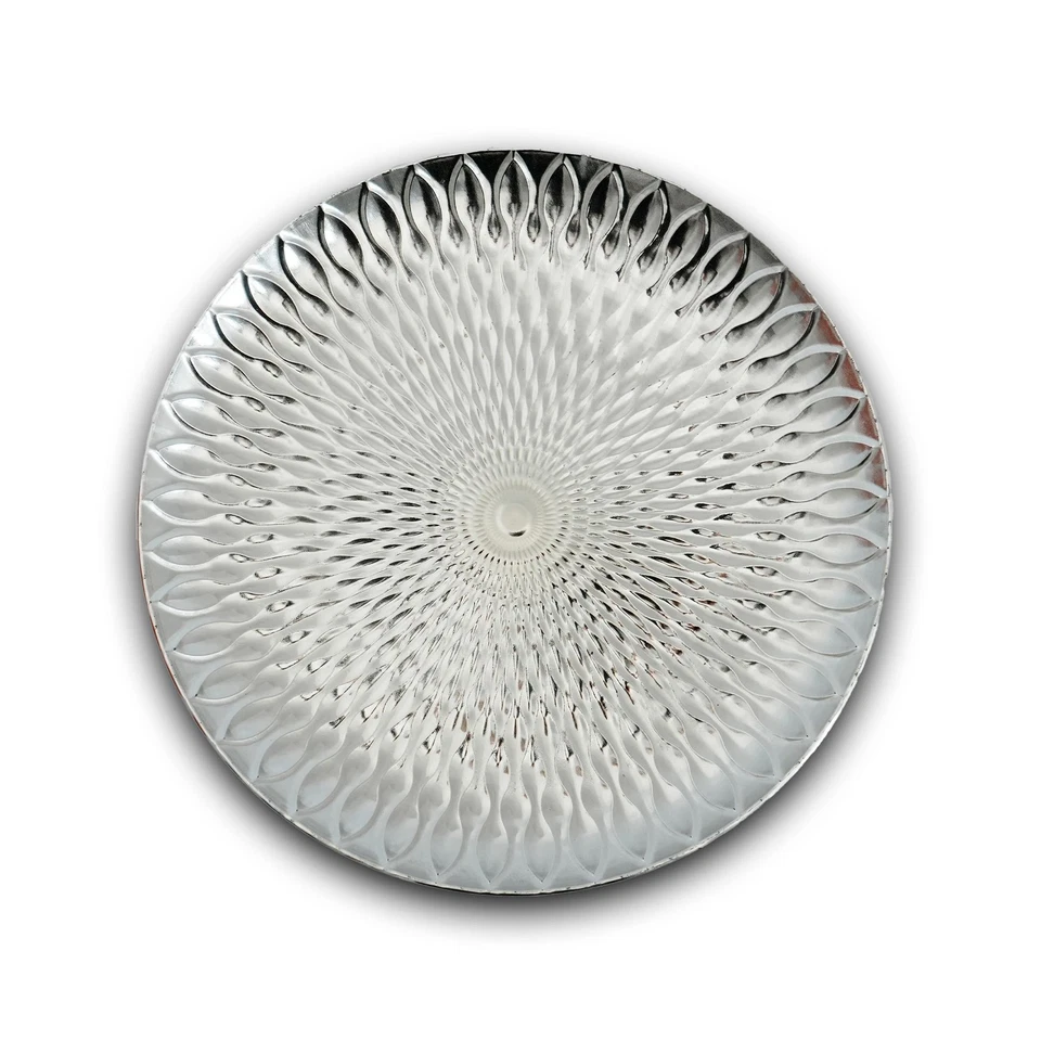 Sottopiatto Arpimex in plastica colore argento 32cm - Immagine 2 di 2