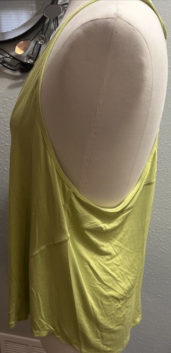 Lululemon Modal-Silk Yoga Tank Top Women's 12 Soft T-Back W1DHUS Wasabi Green - 第 5/7 張圖片