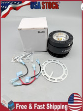 New Nrg Gen 2.0 Steering Wheel Quick Release Black Srk-200bk