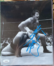 TATSUMI FUJINAMI  AUTOGRAPHED 8x10 PHOTO JSA  WCW/WWE/WWF