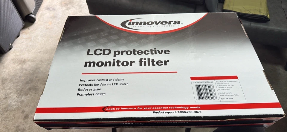Innovera IVR46406 Protective Antiglare LCD Monitor Filter for 24 in. Flat Panel - Image 2 of 2