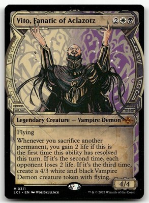 Vito, Fanatic of Aclazotz (Showcase) #311 NM Lost Caverns of Ixalan Magic MTG